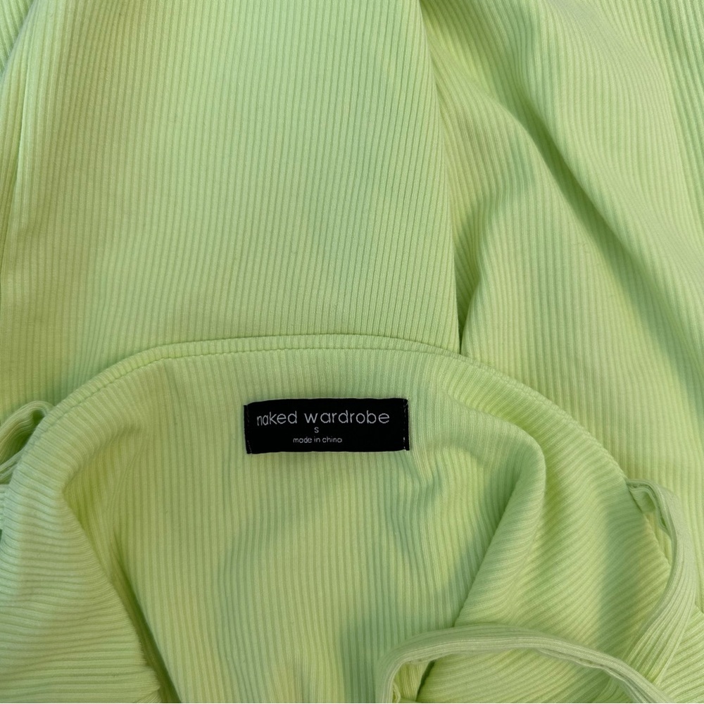 NAKED WARDROBE FRONT SLIT MINI DRESS - Picture 8 of 8